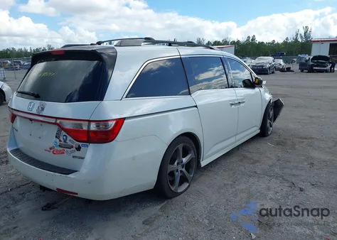 2012 Honda Odyssey Touring/Touring Elite z USA, uszkodzony, nr VIN 5FNRL5H97CB127185